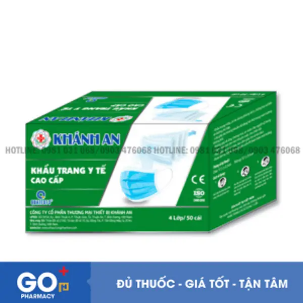 Khẩu trang 3D Khánh An 10 cái